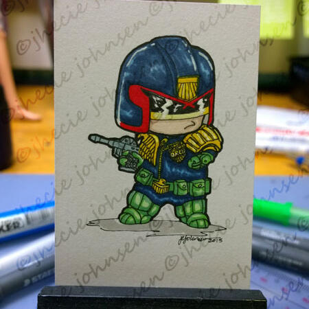 Chibi Judge Dredd